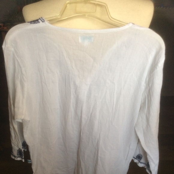 Just Bee  xlarge gauzy tunic/ coverup - Picture 2 of 7